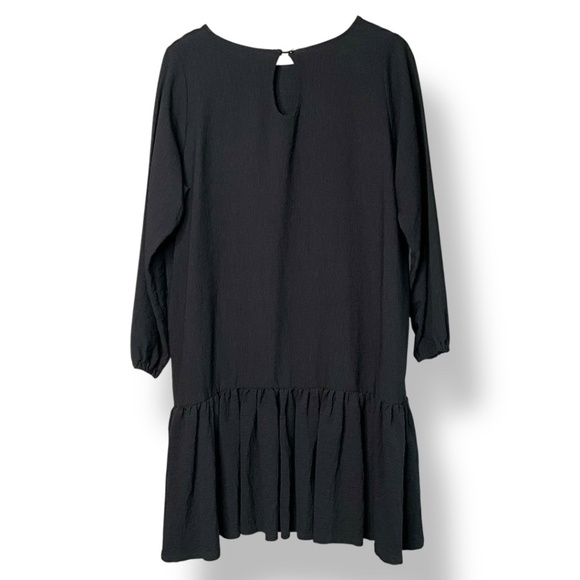 EMMA KNUDSEN ‘The Lauren’ Dress Short Sleeve Keyhole Opening Tier Skirt Oversize - Picture 4 of 9